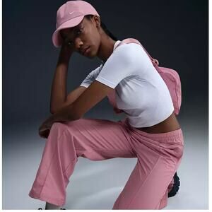 Nike Pants Everything Woven Mid-Rise Open-Hem Pants 'Smokey Mauve' FQ3588-208 XS